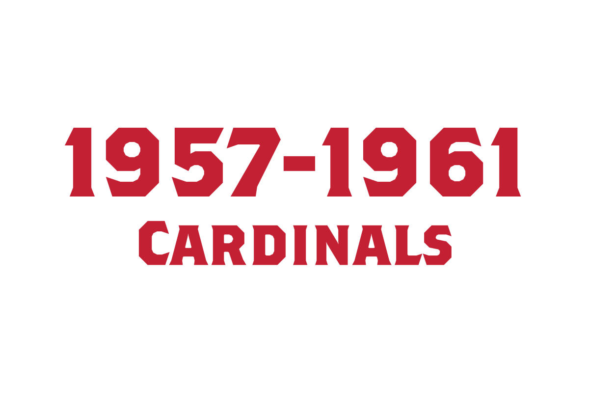 1957-1961 Cardinals – Cardinals Uniforms & Logos
