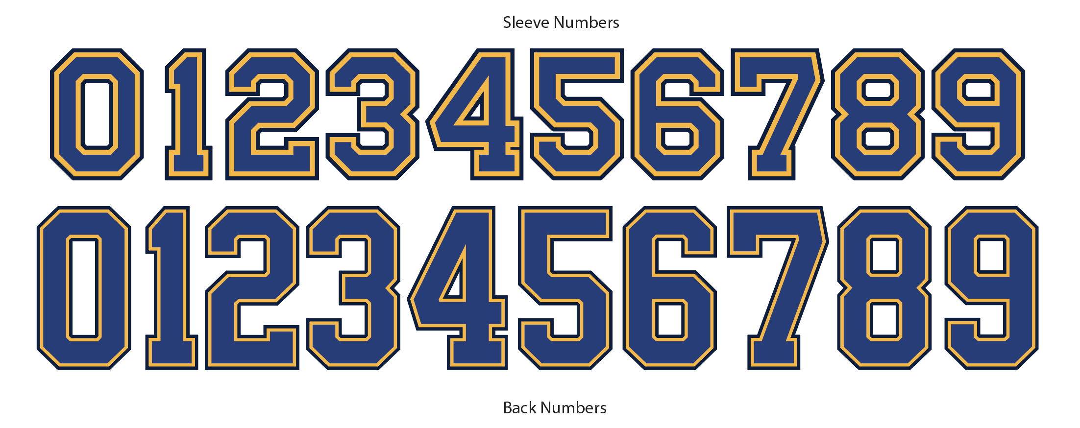 Cardinals Front Numbers – Cardinals Uniforms & Logos